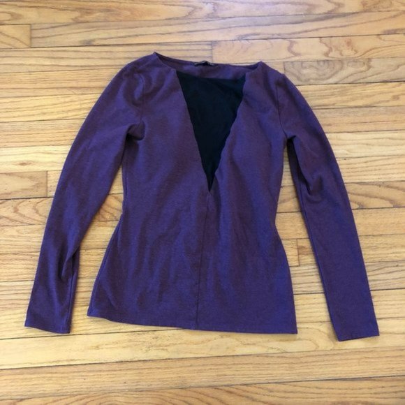 Victoria's Secret Purple XS Long Sleeve Top - Picture 1 of 4